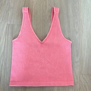 NikiBiki Ribbed Cropped Tank Top